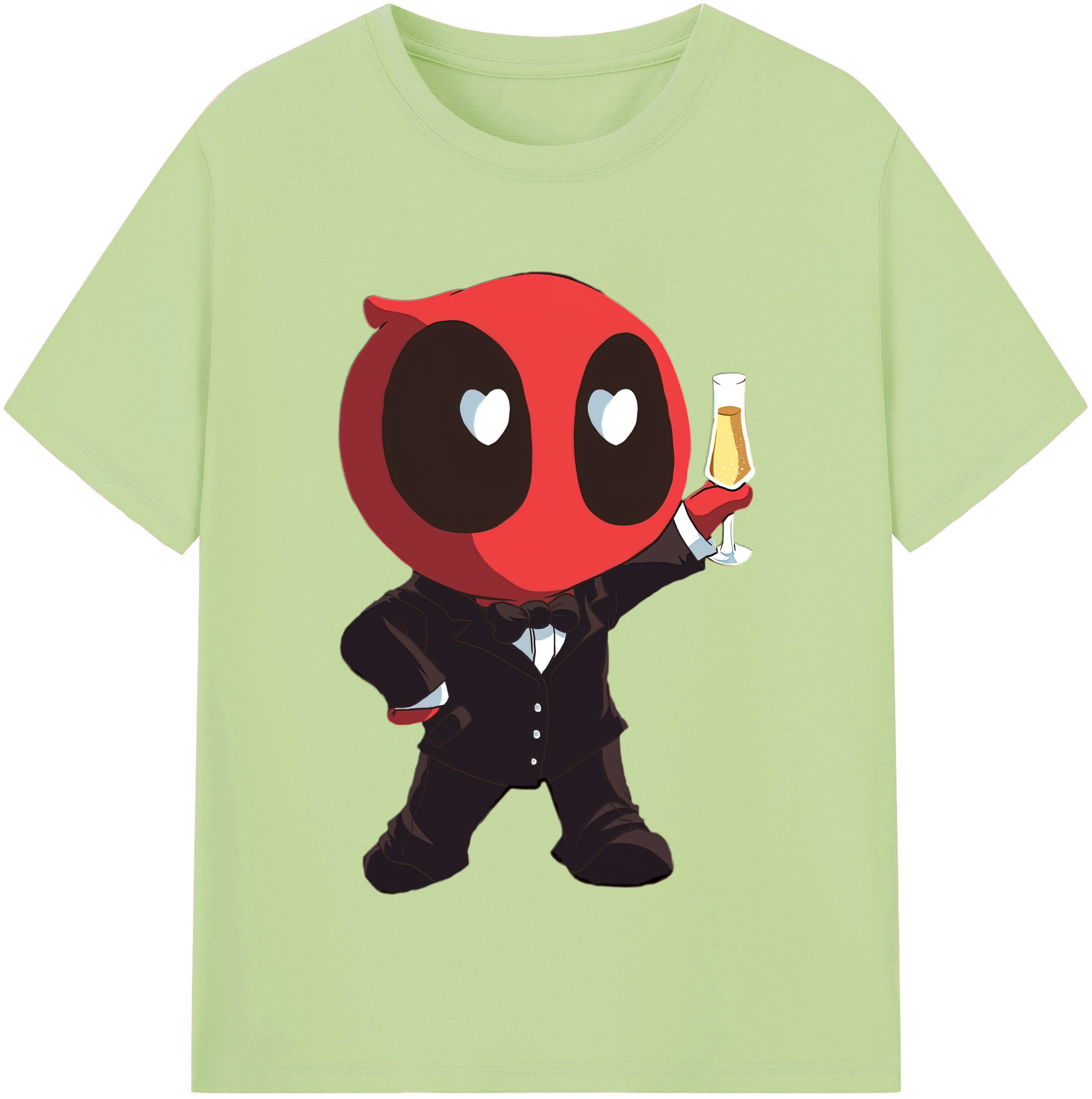 （画像用） Deadpool デッドプール 綿100％半袖Tシャツ（フロントプリント）